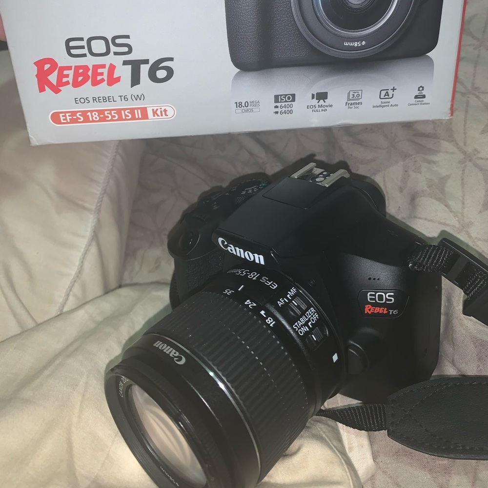Canon Rebel T6 Camera